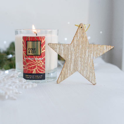 Nadolig Llawen Candle