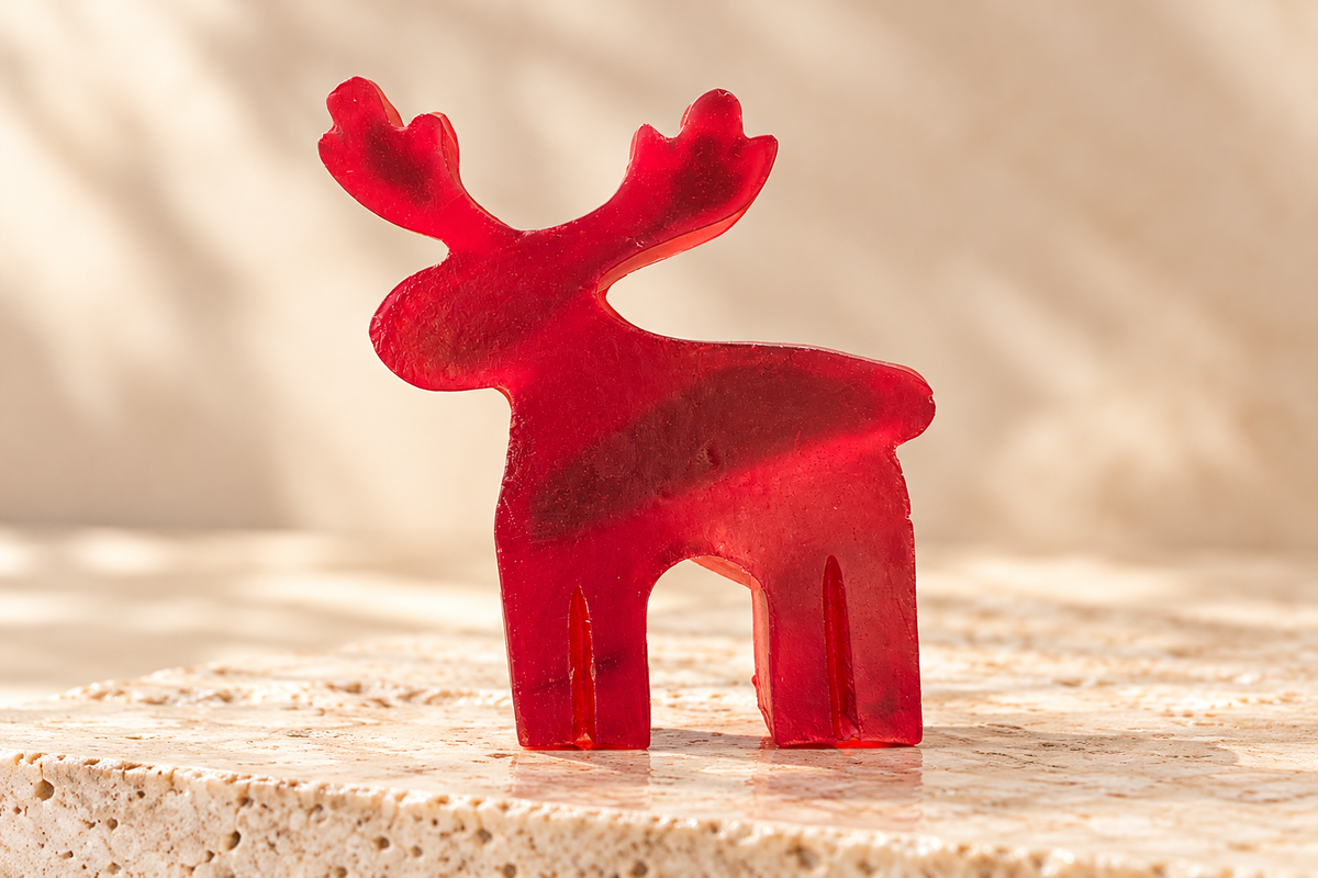 Festive Reindeer soap