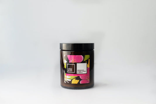 Geranium, Ylang Ylang & Neroli Candle in a Jar