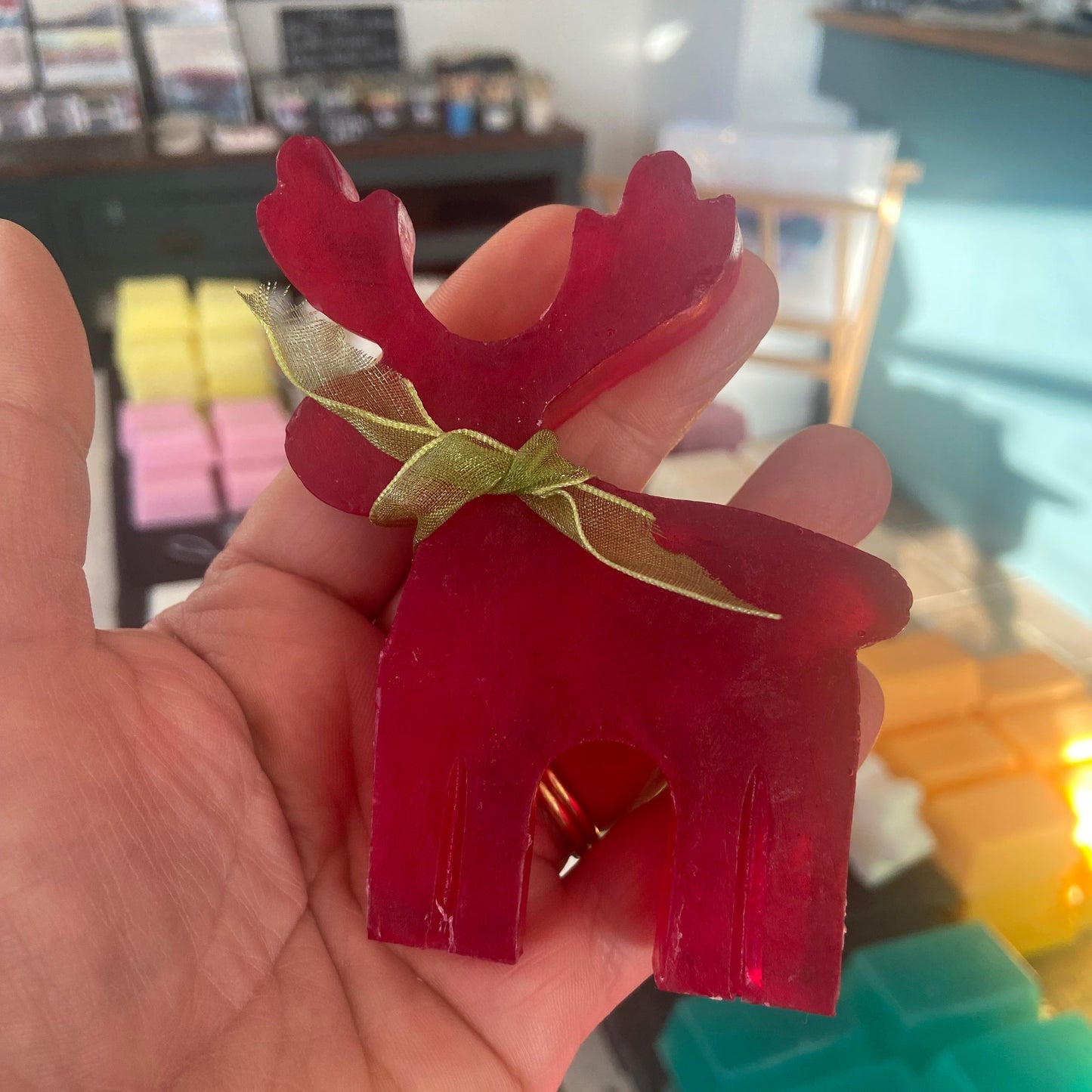 Festive Reindeer soap