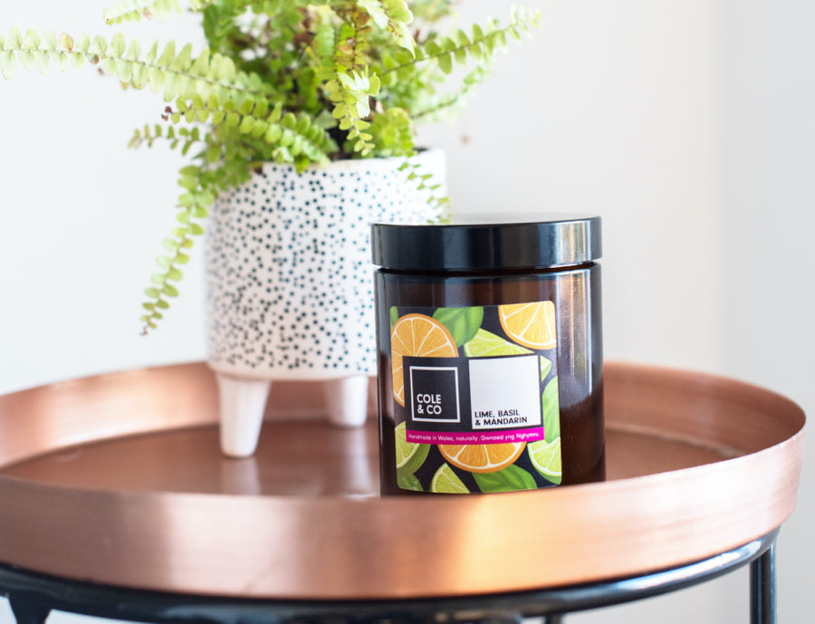 Lime, Basil & Mandarin Candle in a Jar