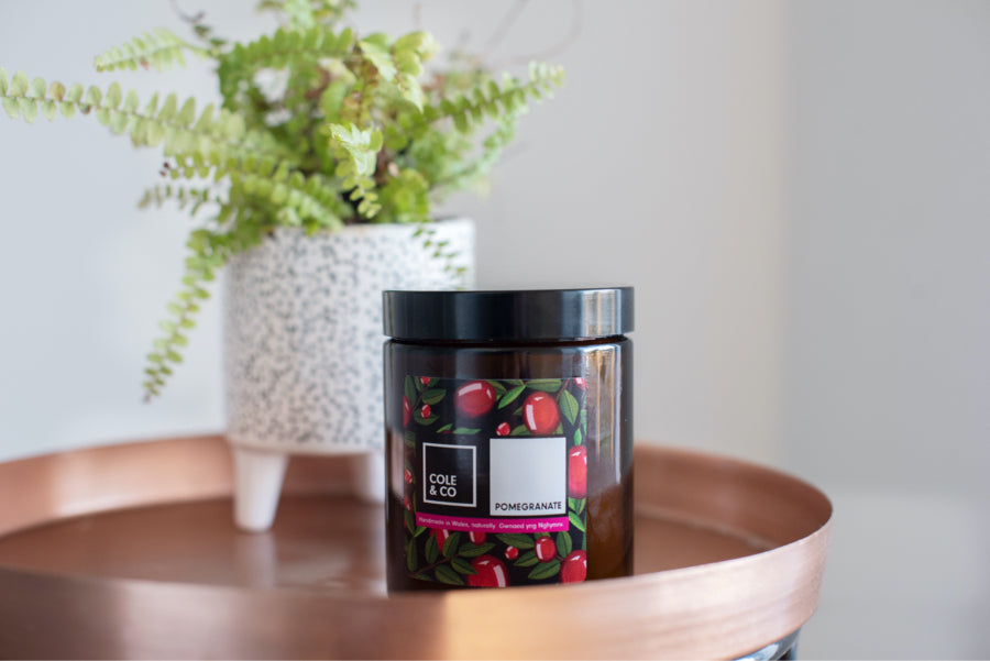 Pomegranate Candle in a Jar