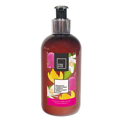Geranium, Ylang Ylang & Neroli Hand & Body Lotion
