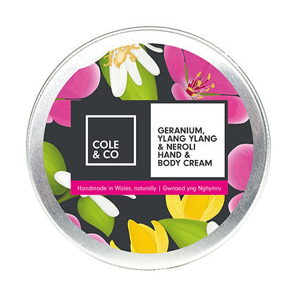 Geranium, Ylang Ylang & Neroli Hand & Body Cream
