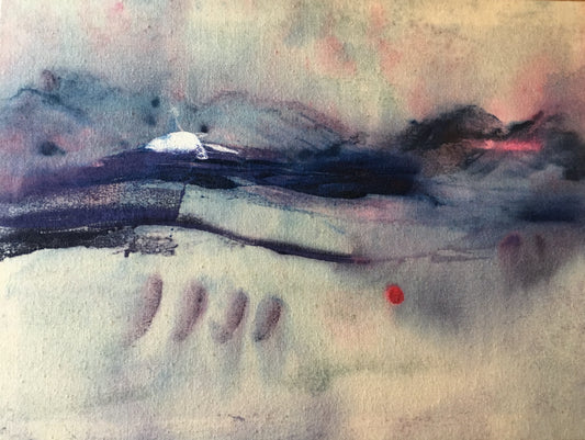 Dark Mountain Greetings Card