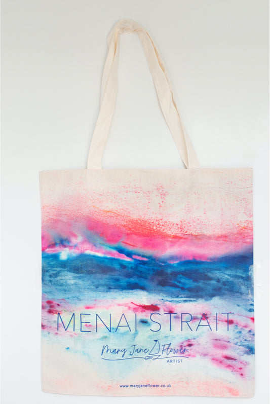 Menai Strait tote bag