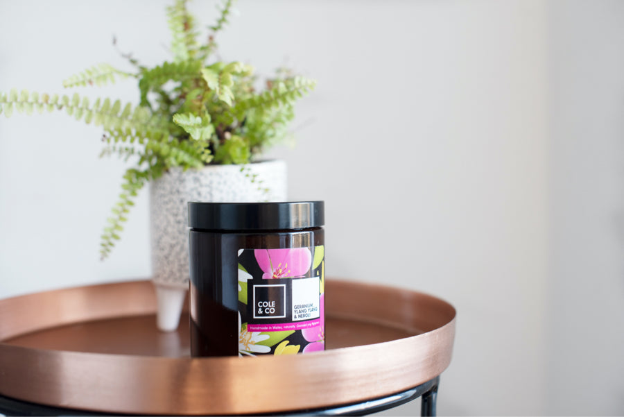 Geranium, Ylang Ylang & Neroli Candle in a Jar