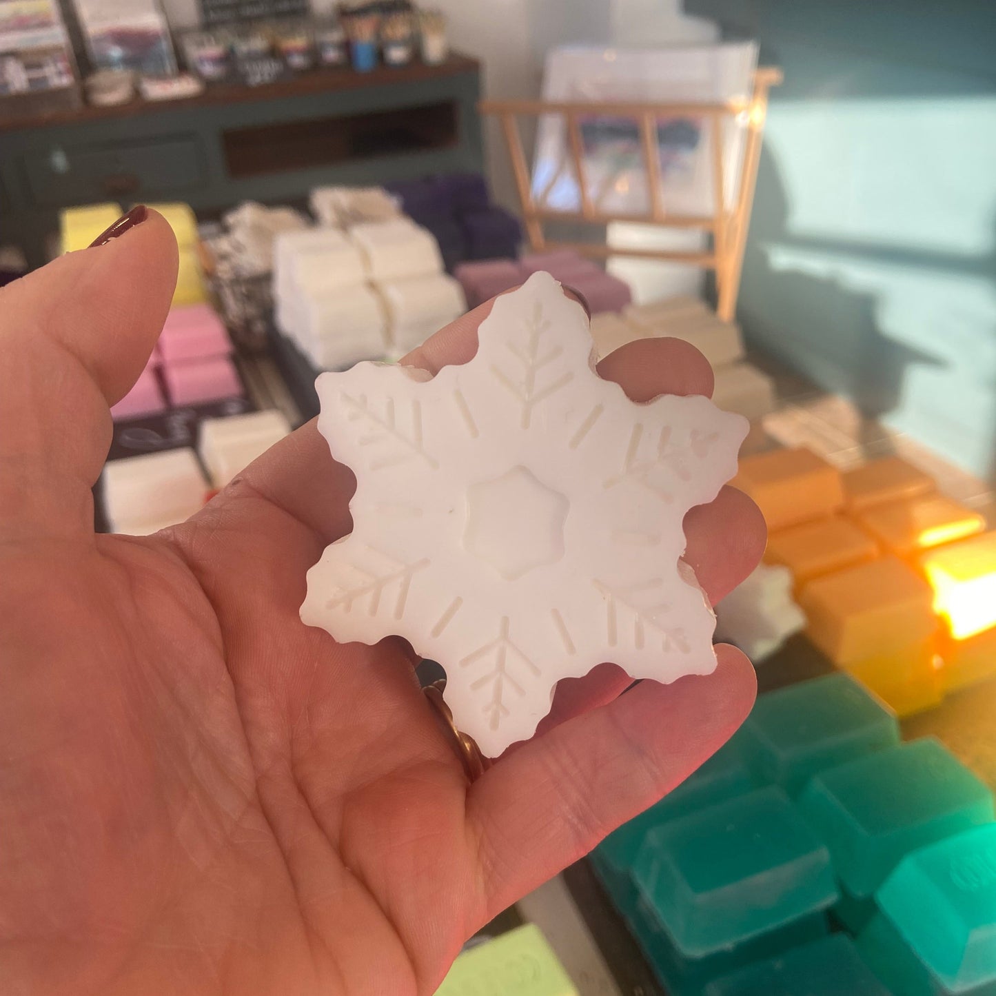 Festive Snow Flake soap