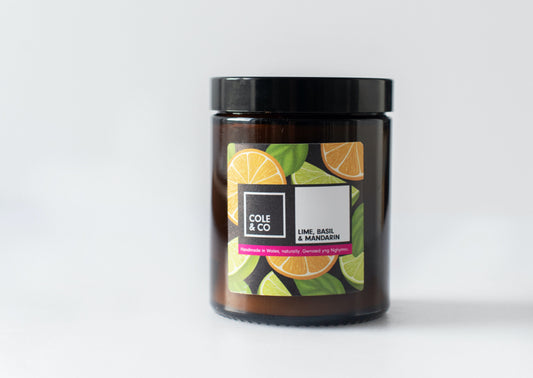 Lime, Basil & Mandarin Candle in a Jar