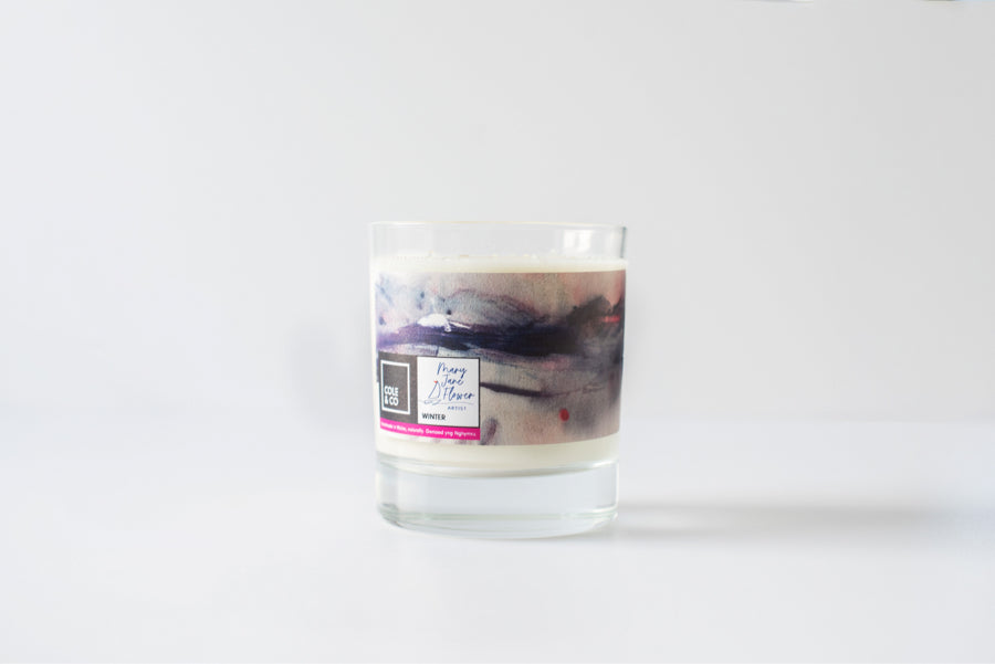 Mary Jane Flower - Winter Candle - Fig & Cassis