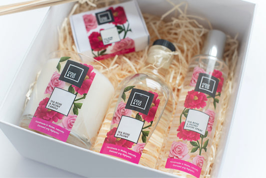 Tea Rose and Peony Luxury Gift Box