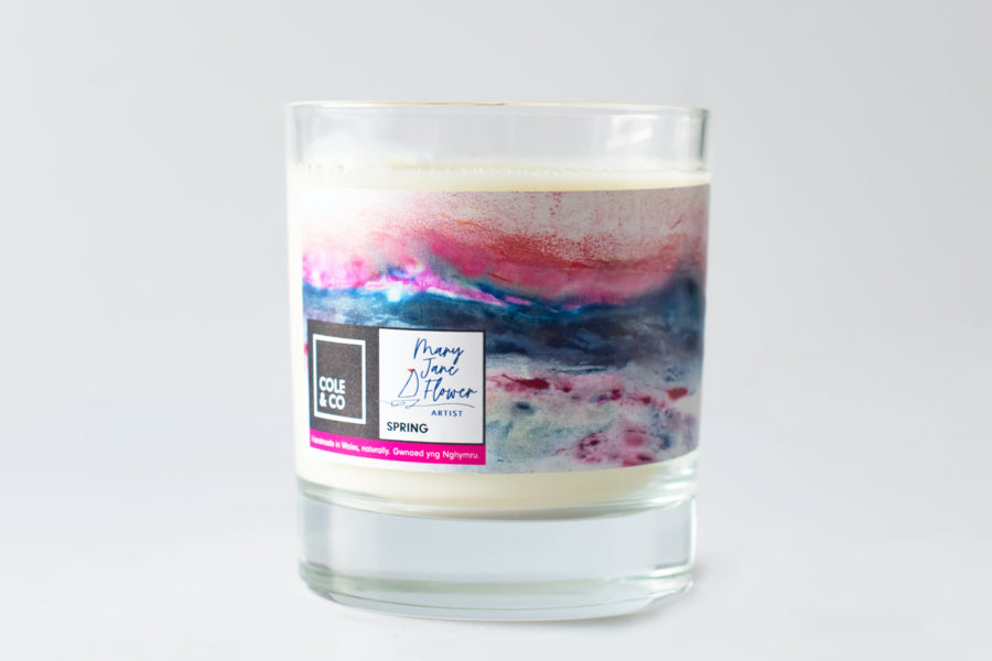 Mary Jane Flower - Spring Candle - Lemon & Rosemary