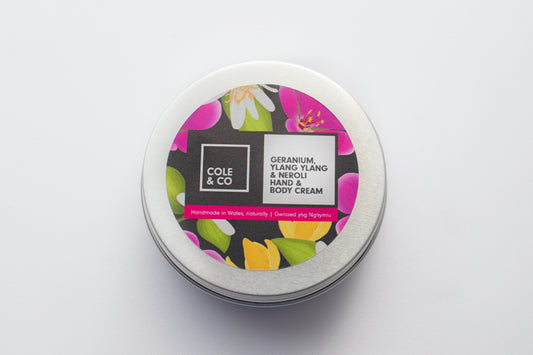 Geranium, Ylang Ylang & Neroli Hand & Body Cream