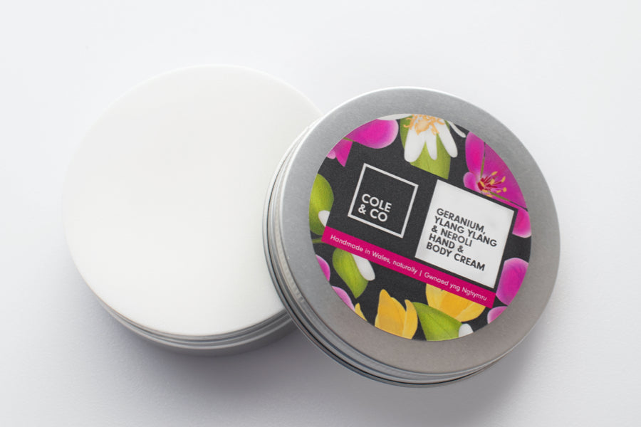 Geranium, Ylang Ylang & Neroli Hand & Body Cream